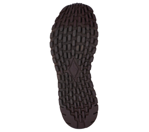 Ghete sport, femei, SKECHERS UNO RUGGED-FIESTY WINTER 168126-BURG bordo, piele lacuita